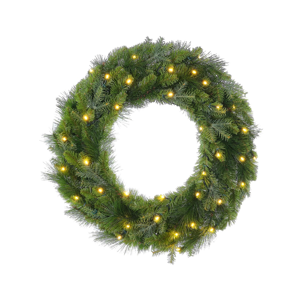724-134-617LM Fraser Wreath Ø60cm + Warm LED